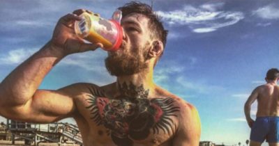 Conor-McGregor Working Out At The Beach